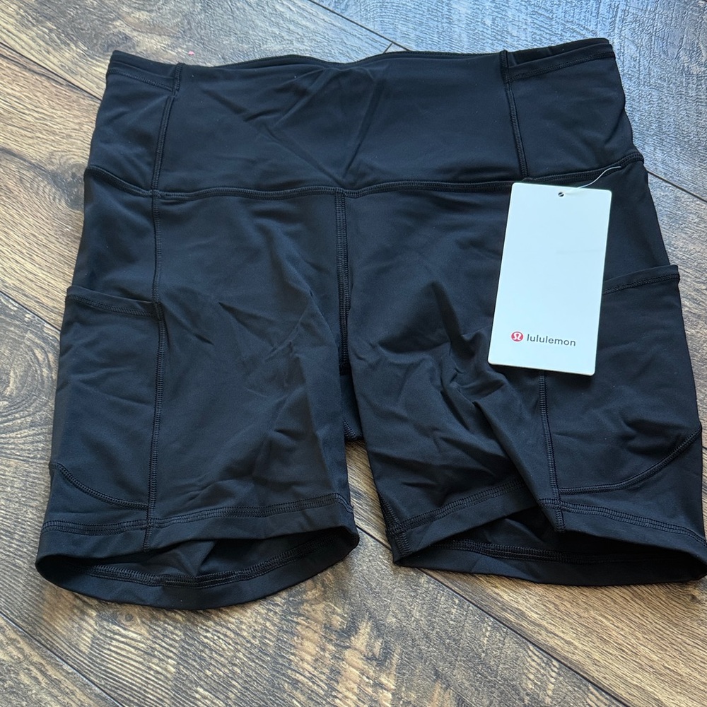 lululemon athletica Black Bike Shorts fast and free